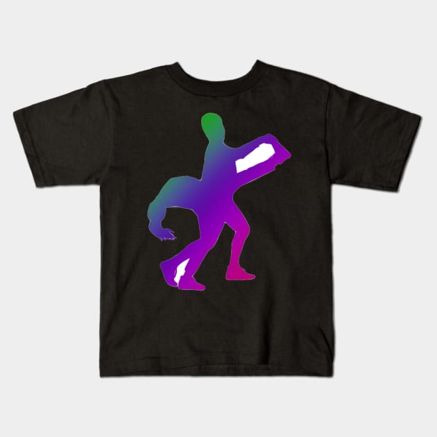 Dancers doing a pose Kids T-Shirt by artsyreader